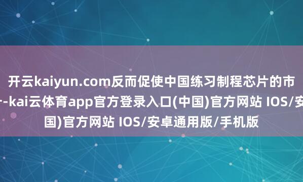 开云kaiyun.com反而促使中国练习制程芯片的市集占有率大幅擢升-kai云体育app官方登录入口(中国)官方网站 IOS/安卓通用版/手机版