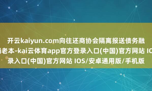 开云kaiyun.com向往还商协会隔离报送债务融资用具、金融债券承销老本-kai云体育app官方登录入口(中国)官方网站 IOS/安卓通用版/手机版
